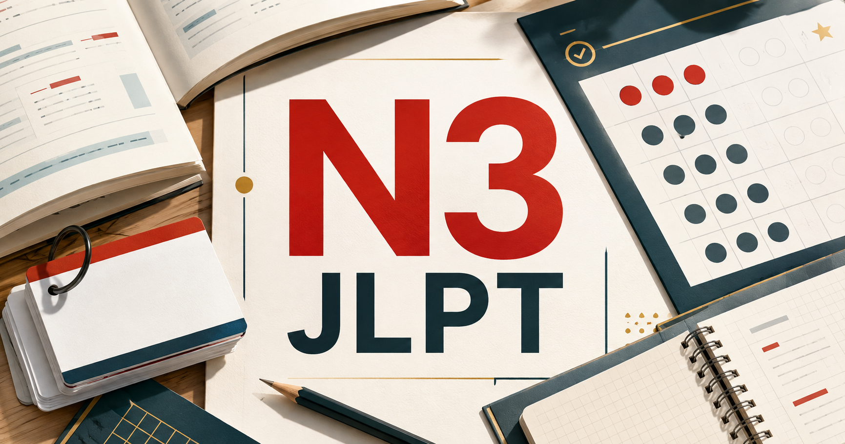 N3 复习台视觉卡片